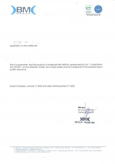 Додаток до сертифікату про представництво
