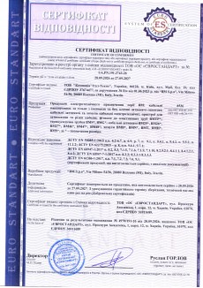 Сертифікат відповідності